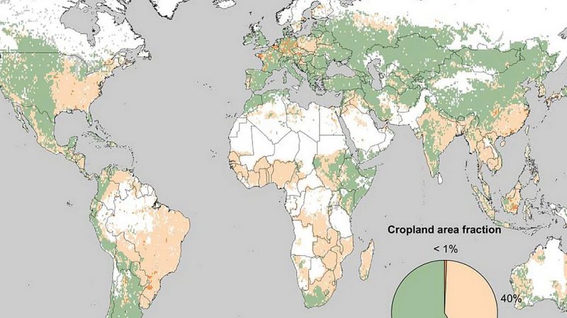 Weltkarte der Bodenverseuchung