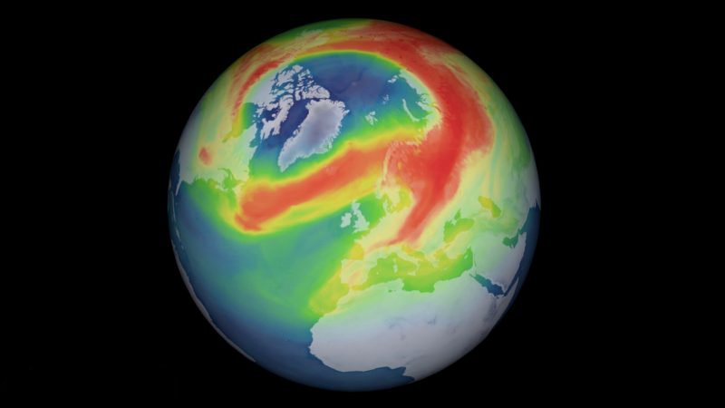 Ungewöhnliches Ozonloch über der Arktis