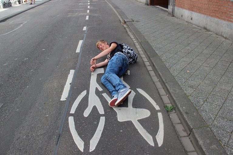 Radfahren mit Sensoren sicherer machen