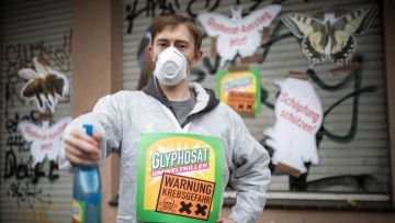 Protest gegen Glyphosat
