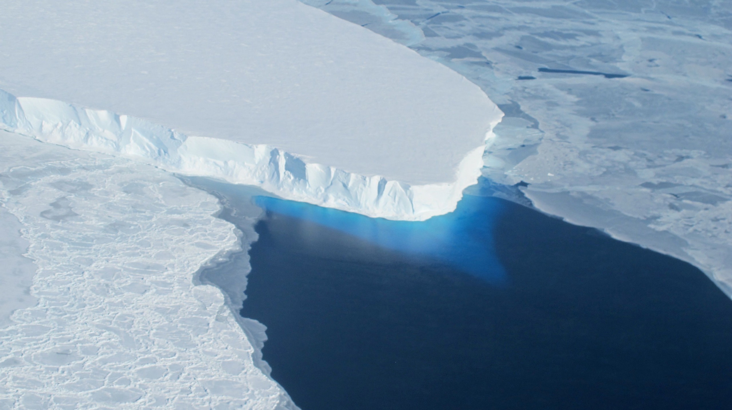 In der Antarktis schwindet der Thwaites-Gletscher