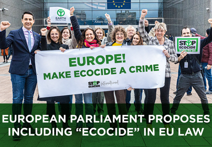 EU-Parlament: „ÖKOZID“ in das EU-Recht aufnehmen