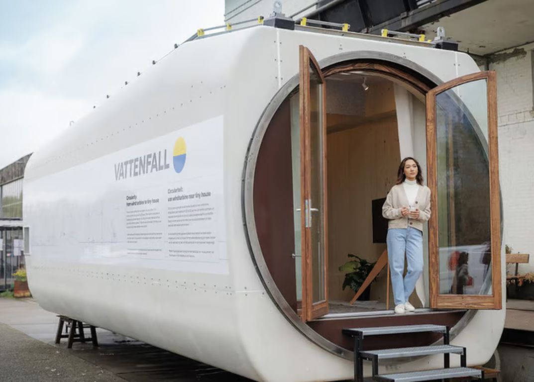 Tiny Houses aus alten Windrädern