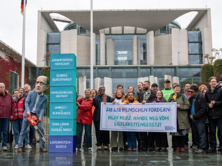 Druck auf Merz wegen Lieferkettengesetz