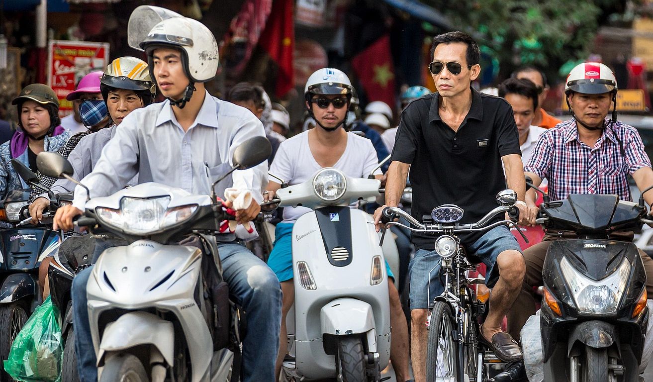 Verbrenner-Aus für Mopeds in Hanoi