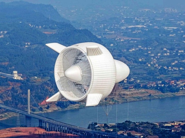 China testet riesiges fliegendes Kraftwerk